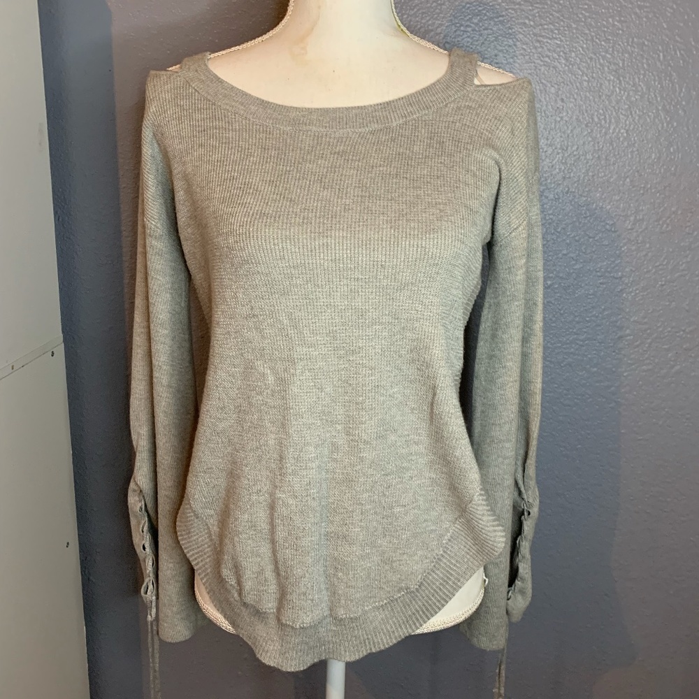 Grey GB sweater, size small